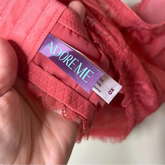 Adore Me Unlined Lace Bralette Size 0X - Picture 4 of 4